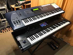 Yamaha EX5 and Korg Kronos